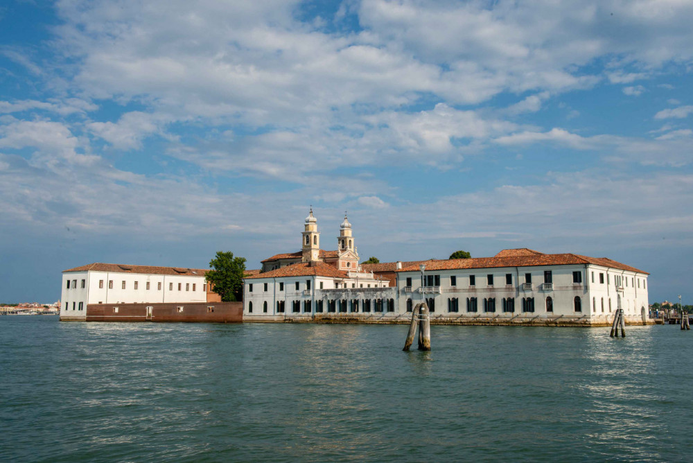 San Servolo island in the Venetian lagoon